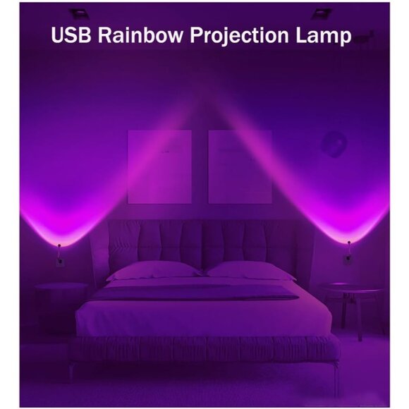 Sunset Lamp USB Small Convenient Sun Projector 360 Degree Rotation - Picture 4 of 6